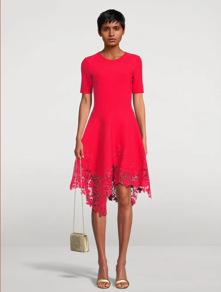 Gardenia Guipure Lace Midi Dress