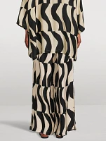 Lenzing Tencel Lounge Pants Splice Print
