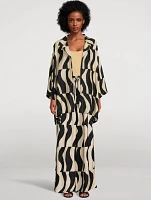 Lenzing Tencel Lounge Pants Splice Print