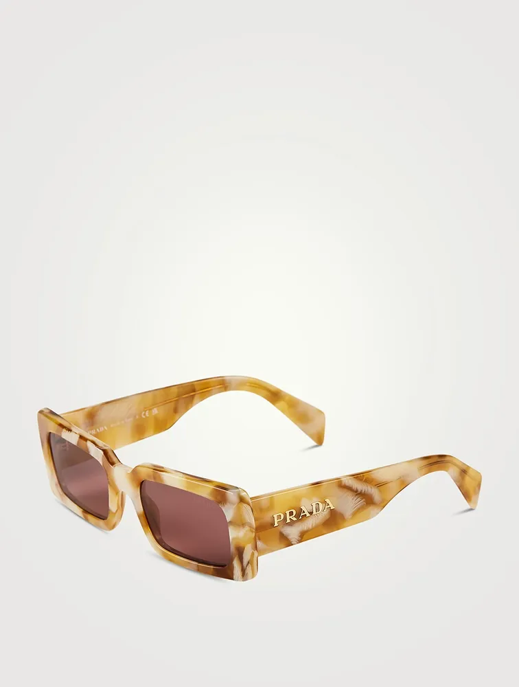 Rectangular Marble Sunglasses