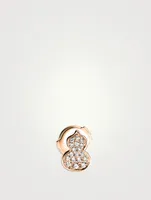 Petite Wulu 18K Rose Gold Stud Earring With Diamonds