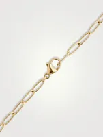 Dew Drop Marine 14K Gold Story Catcher Necklace With Diamonds