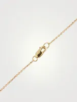 Mélia Toi Et Moi 14K Gold Necklace With Clear Topaz And Moonstone