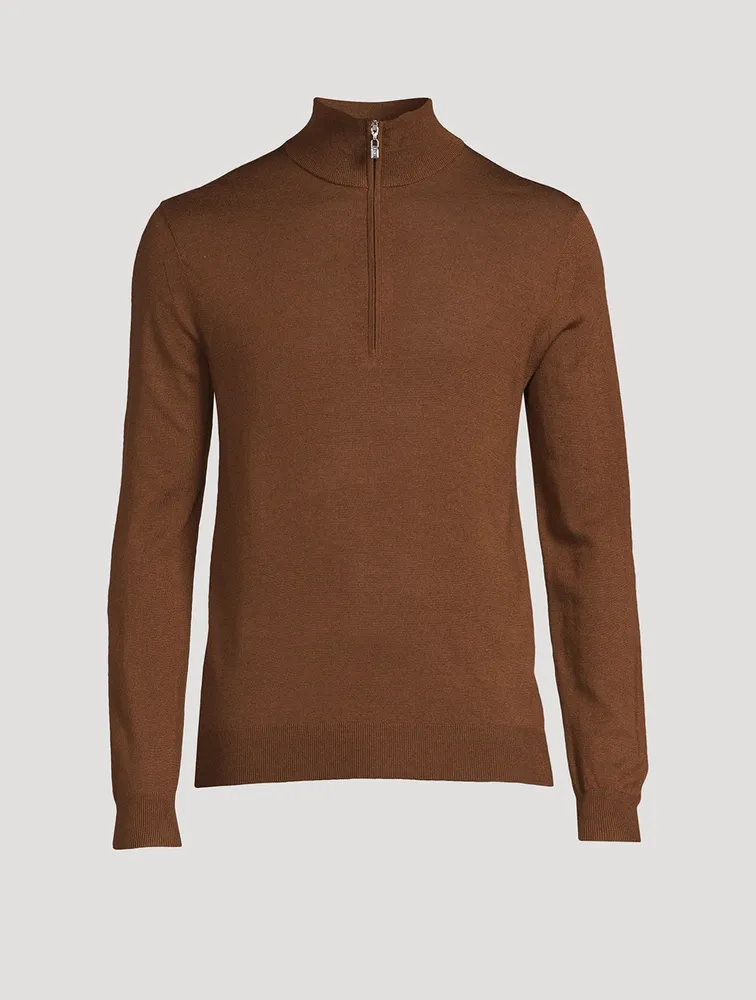 Erroll Wool Half-Zip Sweater