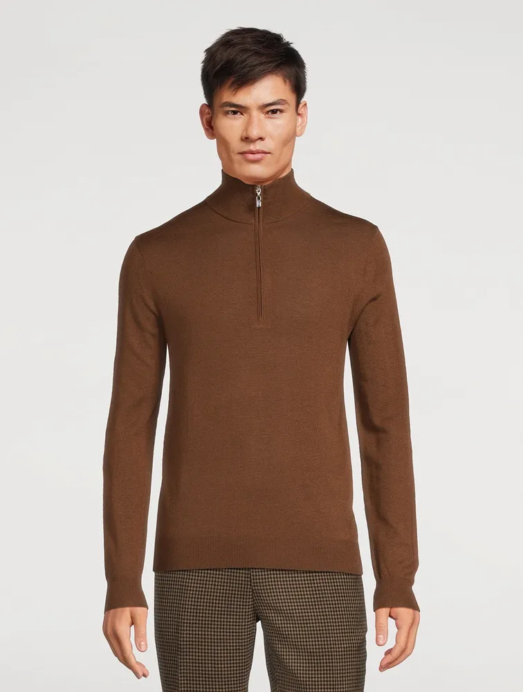 Erroll Wool Half-Zip Sweater