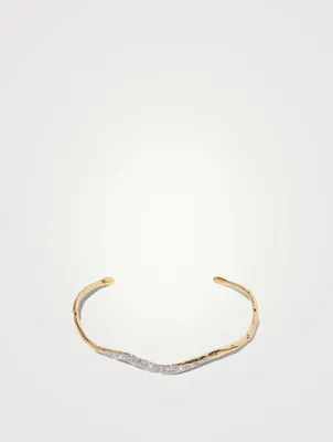 Solanales Crystal Skinny Collar Necklace