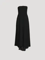 Danielle Strapless Crepe Dress