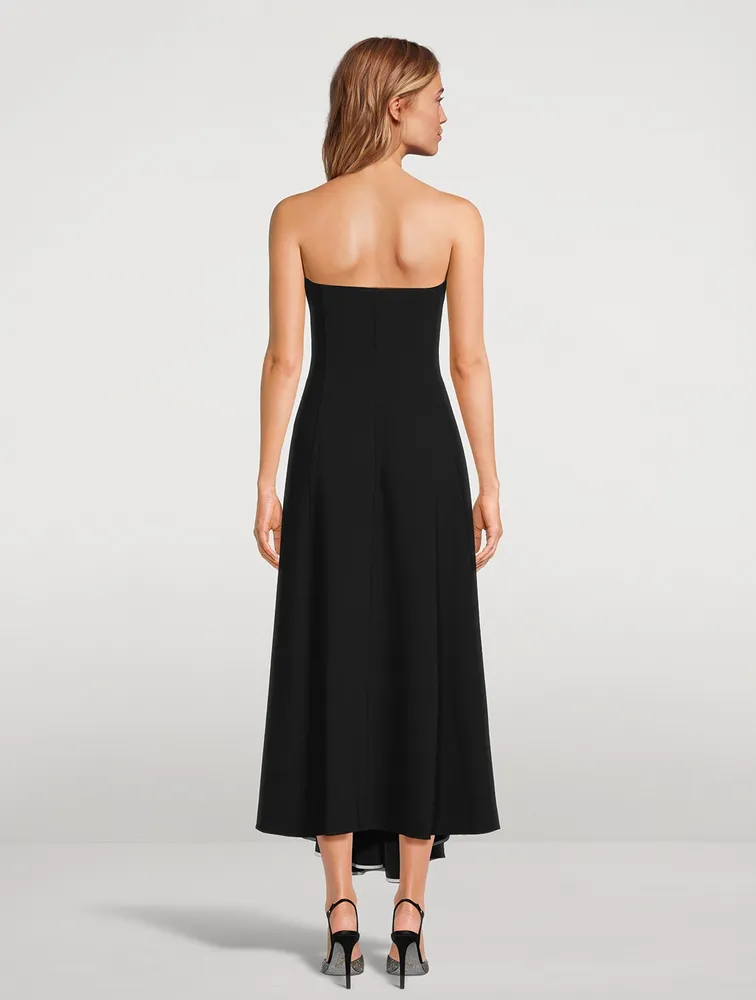 Danielle Strapless Crepe Dress