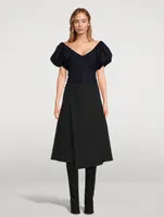 Helen Crepe Midi Skirt