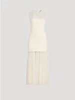 Niki Pleated Midi Dress