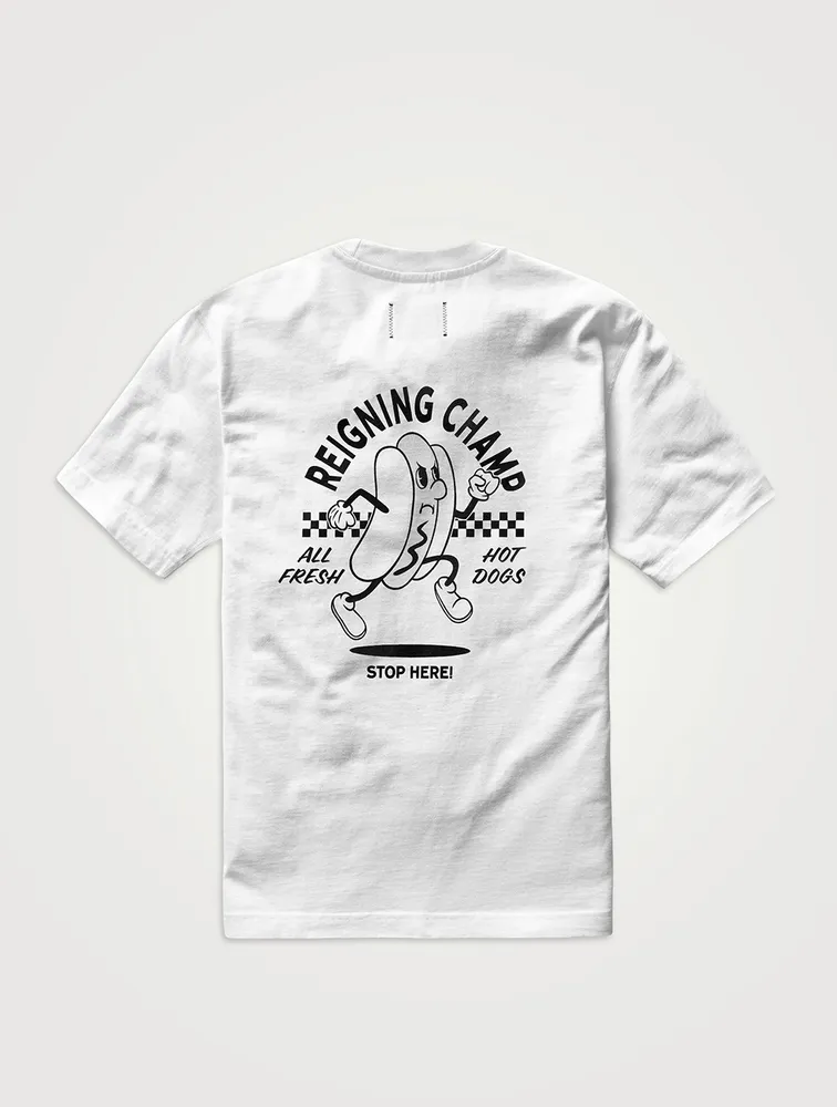 Hot Dog Cotton T-Shirt