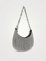 The Small Curve Crystal Shoulder Bag