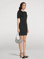 The Small Curve Crystal Shoulder Bag