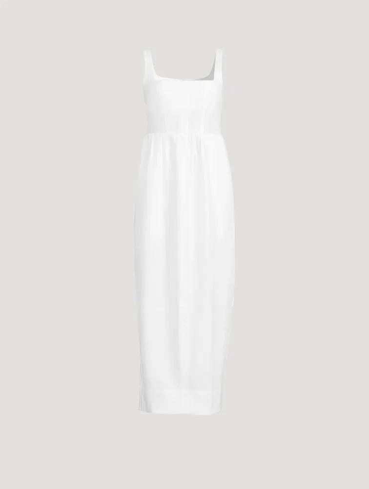 Delphi Organic Linen Tulip Dress