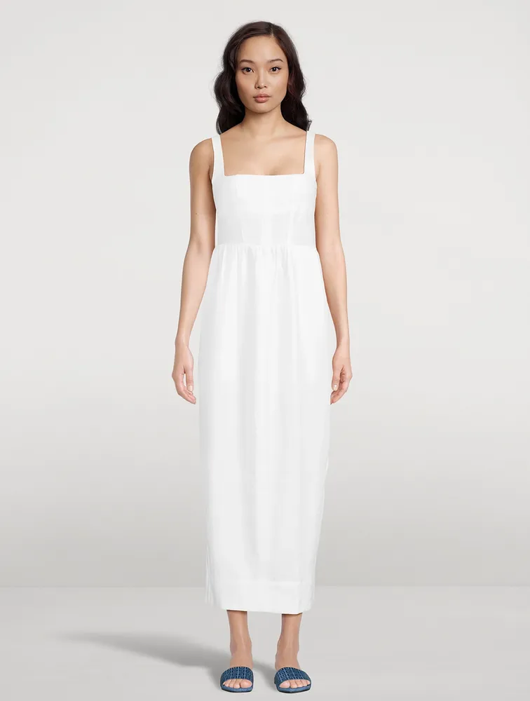 Delphi Organic Linen Tulip Dress