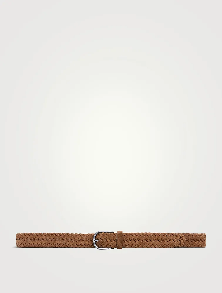 Suede Woven Belt