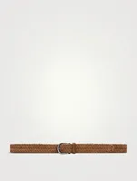 Suede Woven Belt