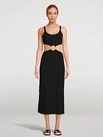 The Icon Cutout Midi Dress