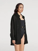 Playa Linen Boyfriend Shirt