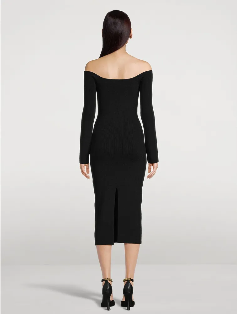 Grace Off-The-Shoulder Midi Dress