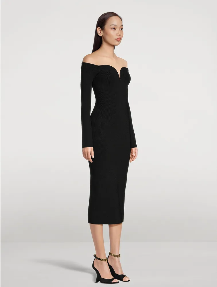 Grace Off-The-Shoulder Midi Dress