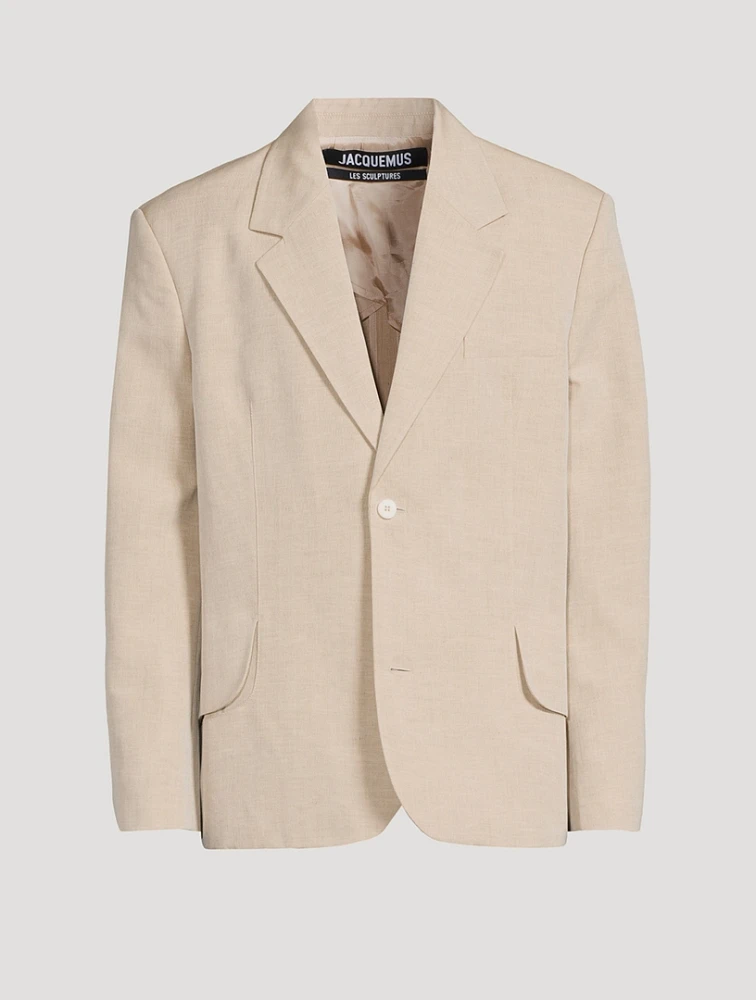 La Veste Titolo Linen And Wool Jacket