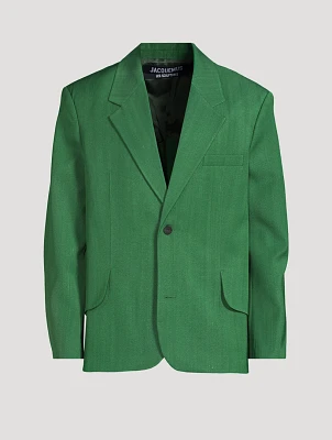 La Veste Titolo Silk-Blend Jacket