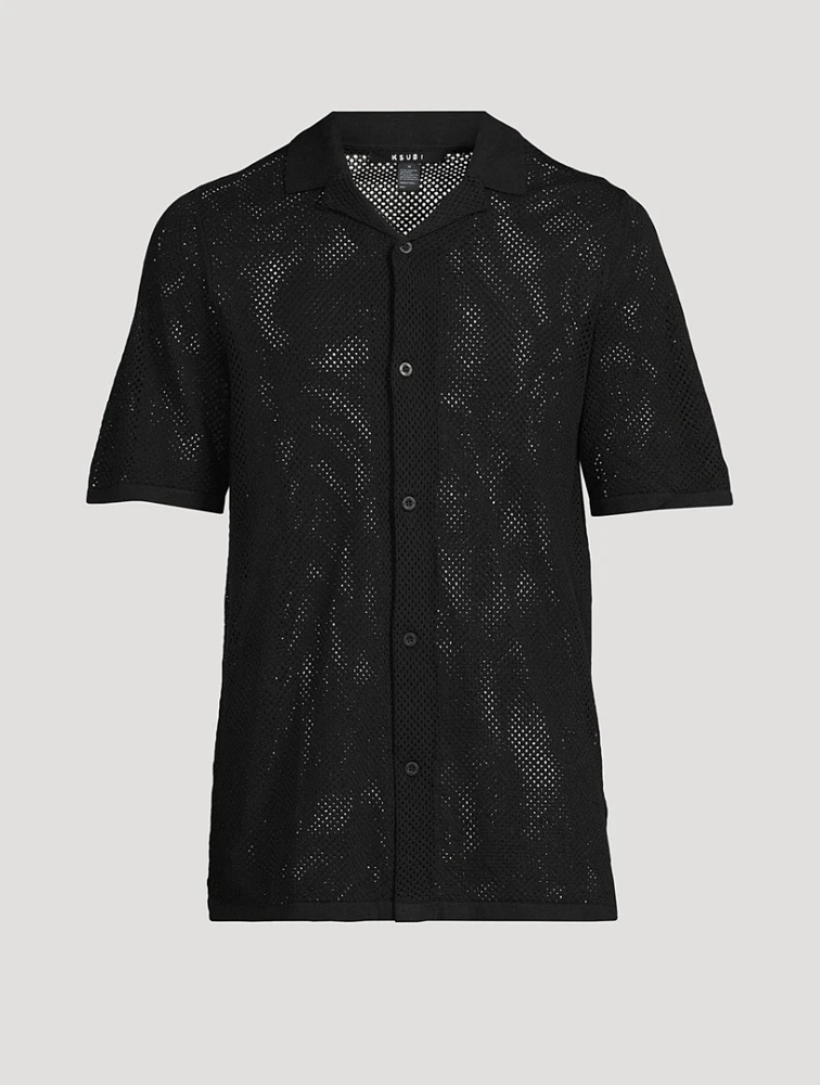 Net Worth Knit Resort Shirt