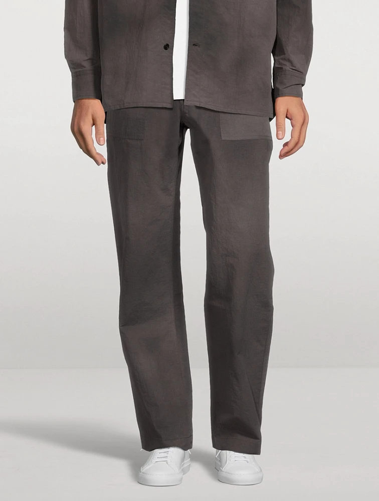 Lukas Nylon Relaxed Pants