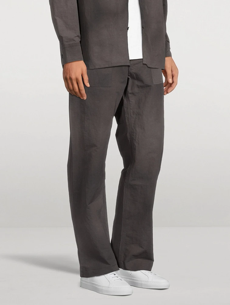 Lukas Nylon Relaxed Pants