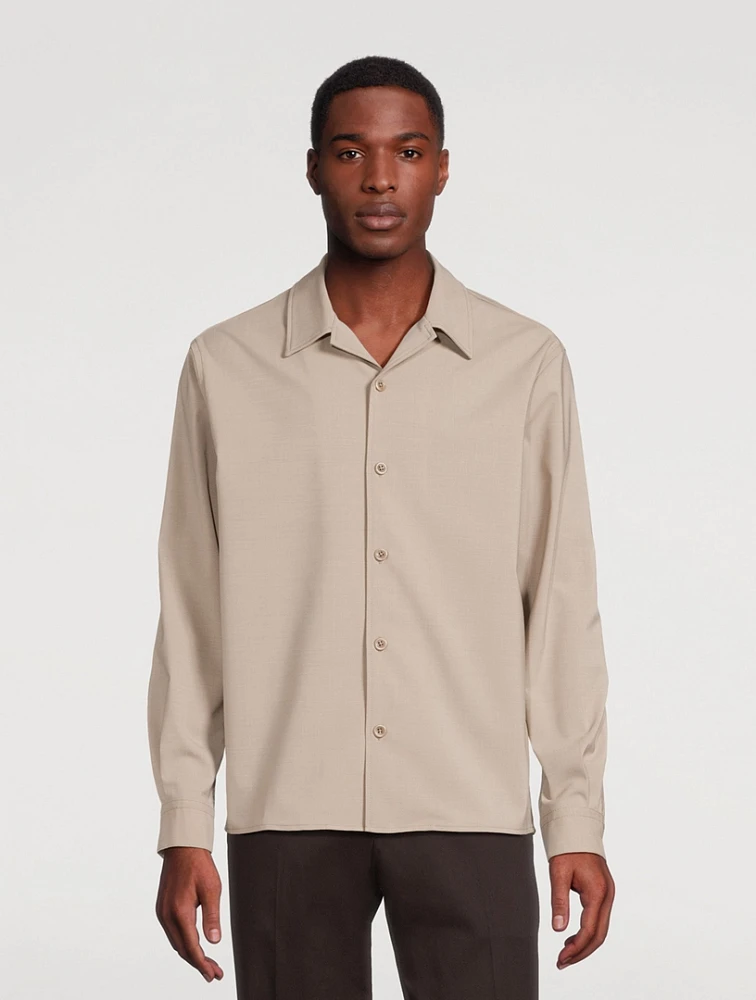 Carsten Light Wool-Blend Shirt