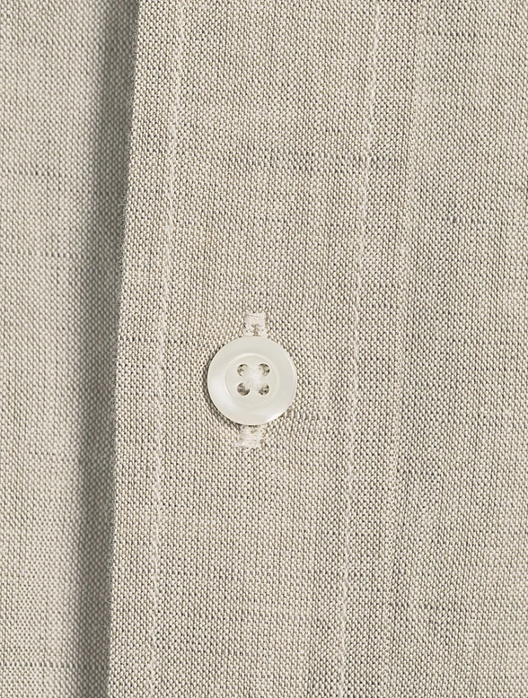 Algot Cotton And Linen Shirt