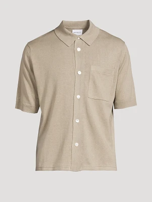 Rollo Cotton And Linen Short-Sleeve Shirt