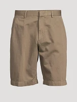 Cotton And Linen Shorts