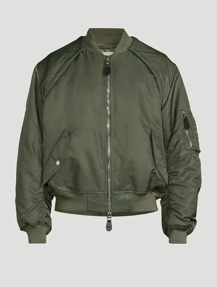 Detachable Sleeve Bomber Jacket