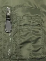 Detachable Sleeve Bomber Jacket