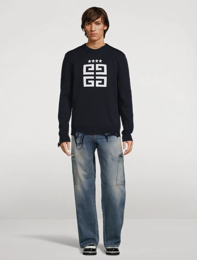 Loose Fit Cargo Jeans