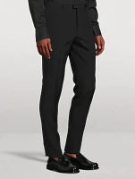 Wool Slim-Fit Pants