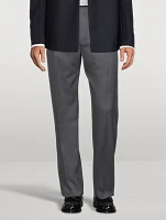 Wool-Blend Formal Jogger Pants