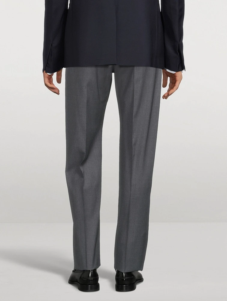 Wool-Blend Formal Jogger Pants