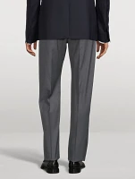 Wool-Blend Formal Jogger Pants