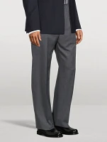 Wool-Blend Formal Jogger Pants