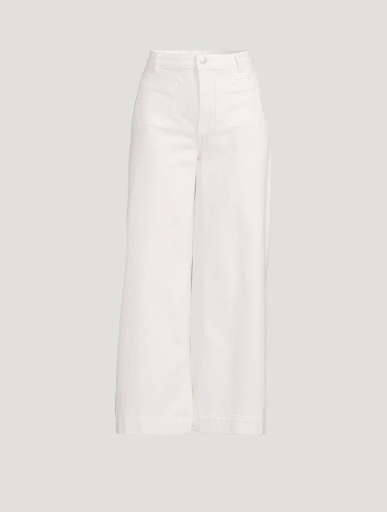 Harper Ankle Jeans With Raw Edge