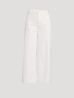 Harper Ankle Jeans With Raw Edge
