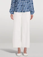 Harper Ankle Jeans With Raw Edge