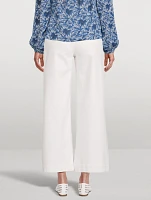 Harper Ankle Jeans With Raw Edge