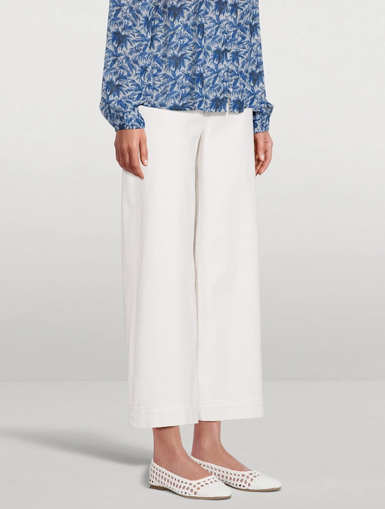 Harper Ankle Jeans With Raw Edge