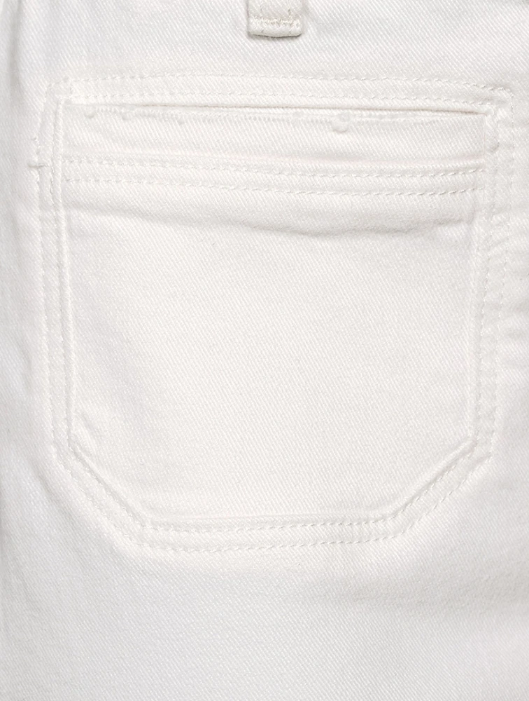 Harper Ankle Jeans With Raw Edge