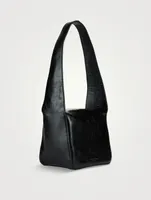 Small Dome Leather Shoulder Bag