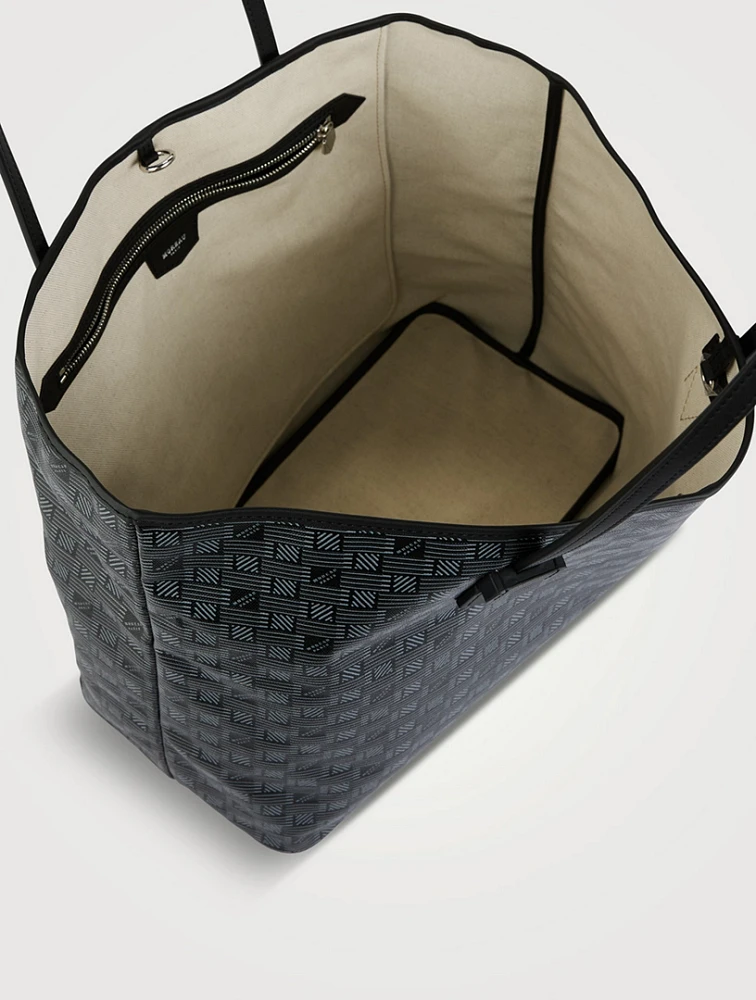 Saint Tropez Coated Canvas Tote Bag